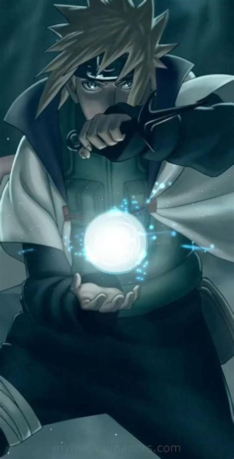 An Anime Character Holding A Glowing Ball In His Hands