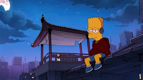 Chill Lofi Simpson Playlist Bart Simpson Lofi Jazz Relaxing Beats To