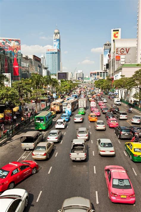 Traffic Jam In Bangkok Editorial Photo Image Of Afternoon 34266901