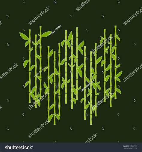 Bamboo Background Stock Vector Royalty Free 597857753 Shutterstock