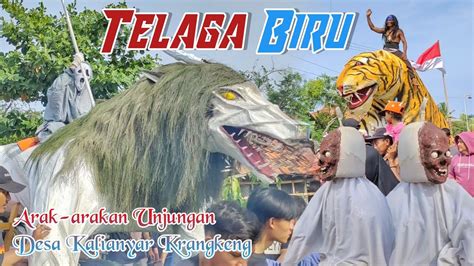 Heboh Arak Arakan Unjungan Telaga Biru Desa Kalianyar Krangkeng