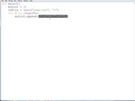 Creating And Populating Empty List In Python YouTube