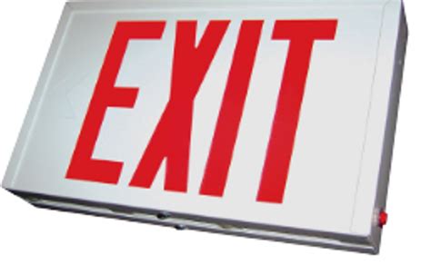 Steel Exit Sign Lighting Supply Outlet