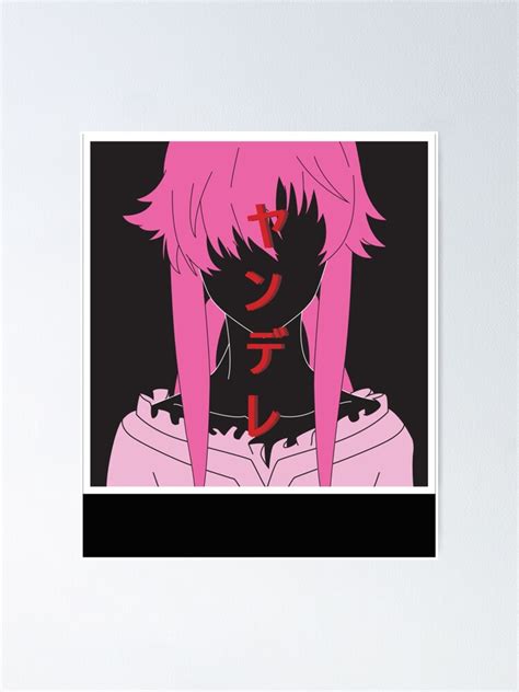 "Yuno Gasai ''Yandere'' " Poster for Sale by VictorWright | Redbubble