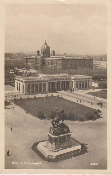 Ak Wien I Heldenplatz Mit Prinz Eugen Denkmal Ebay