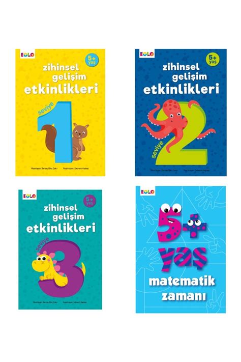 Eolo Yayınları 5 Yaş Zihinsel Gelişim Etkinlikleri matematik Zamanı 4