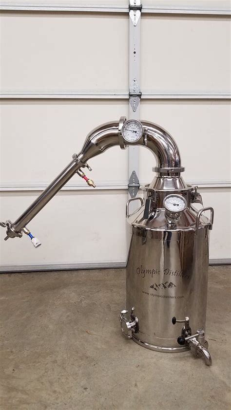 13 Gallon Stainless Steel Pot Still 4 Inch Gas Or Electric Heat