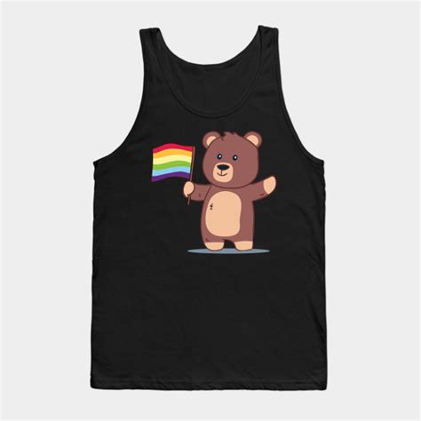 Lgbt Cute Bear Lgbtq Flag Lgbt Tank Top Teepublic