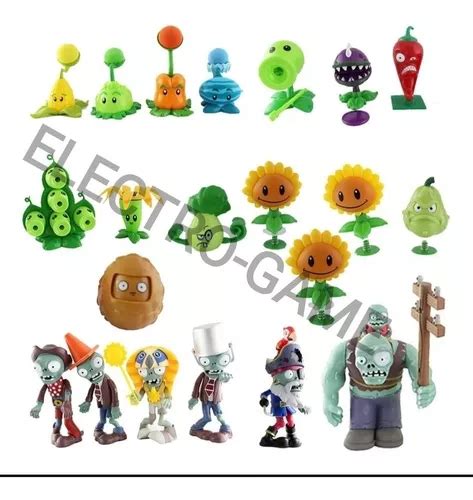 Plantas Vs Zombies set 21 Personajes 10 15cm premium Pvc Envío gratis