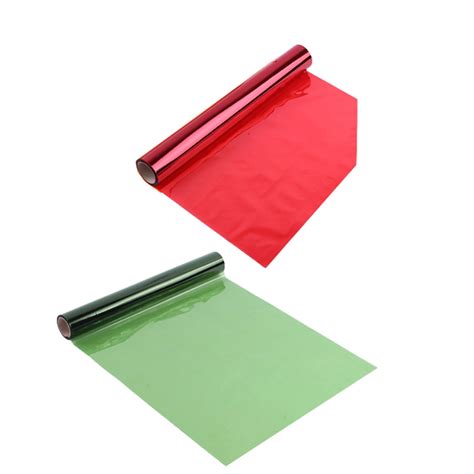 2 Rolls Christmas Cellophane Roll Cellophane Wrapping Paper Cellophane