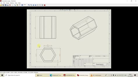 How To Create A Hexagon In Solidworks Youtube