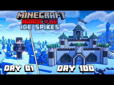 I Survive Days In Ice Spikes Only World In Minecraft Hardcore