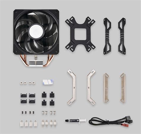 Buy the Cooler Master Hyper 212 EVO V2 CPU Cooler 1x 120mm Fan, 155mm ...
