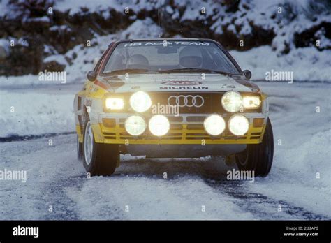 Hannu Mikkola Fin Arne Hertz Swe Audi Quattro Grb Audi Sport Rd