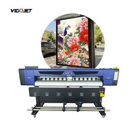 Wide Format Vigojet Eco Solvent Printer 1 8m For High Resolution