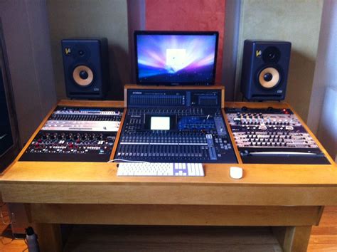 A Custom Handcrafted Recording Studio Workstation For A Yamaha R