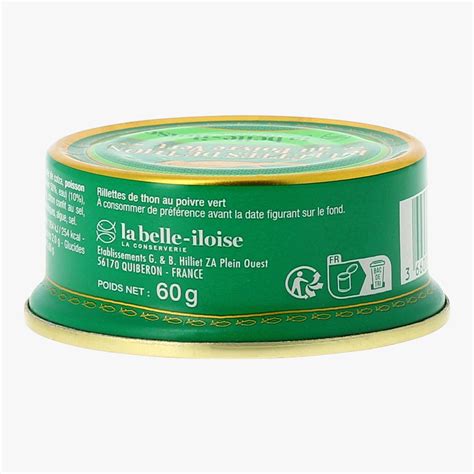 Rillettes De Thon Au Poivre Vert Conserverie La Belle Iloise