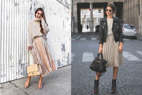 15 Looks Para Te Inspirar A Usar A Saia Midi Plissada No Outono Inverno