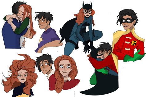 Dick Grayson And Barbara Gordon By Guardian2001 On Deviantart