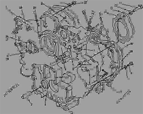 1w1353 Housing Group Front Front Housing Group Engine Industrial