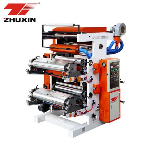 2 Color Automatic Stack Type Central Drum Flexographic Printer Machine