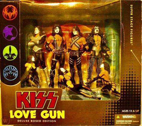 Kiss Love Gun Deluxe Box Edition Set Super Stage Figurines | #3850082274