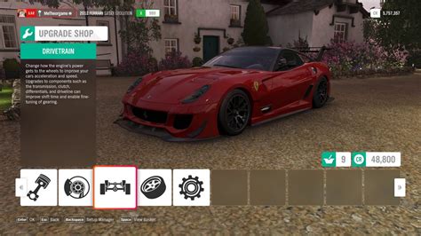 Ferrari 599xx Evolution Forza Horizon 4 настройка 95 фото