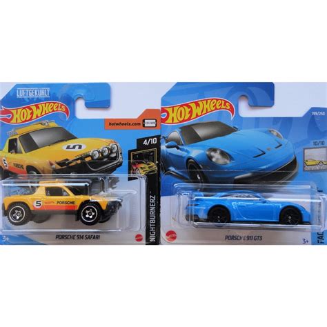 Hot Wheels Oferta 2 Minis Porsche 911 Gt3 Porsche 914 Safari Shopee Brasil