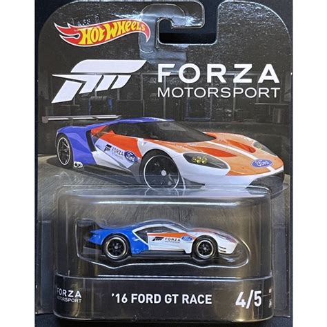 78車庫 現貨1 64 Hot Wheels 風火輪 日版 Forza Ford GT Race 福特 精裝吊卡 蝦皮購物
