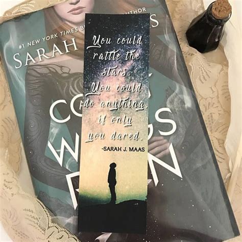 Throne Of Glass Bookmark Sarah J Maas Bookmark Quote Etsy Sarah J Sarah J Maas Bookmarks