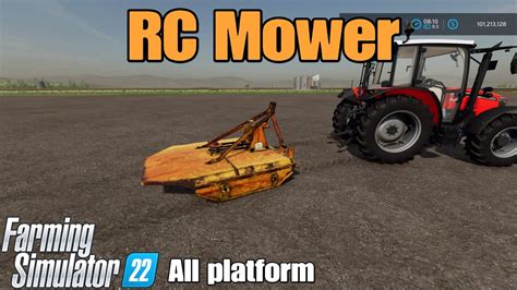 RC Mower FS22 Mod For All Platforms YouTube