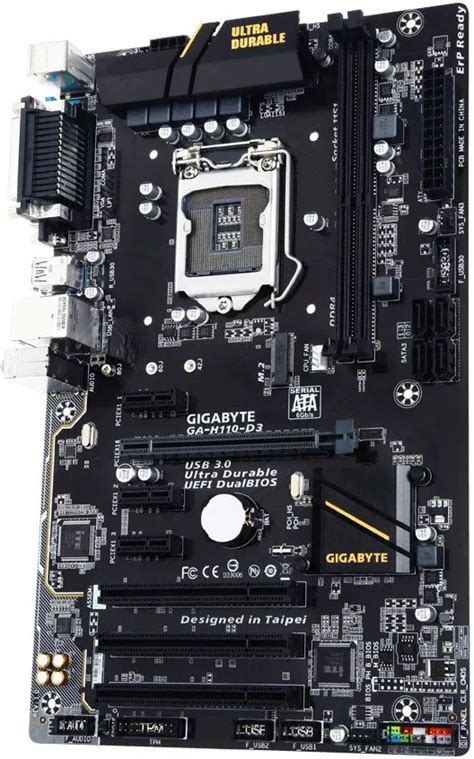 Материнская плата Gigabyte Ga H110 D3a Rev 10 купить недорого в