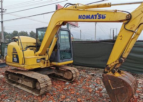 2022 Year Japan Komatsu PC 70 Excavator 7 Ton Small Second Hand Backhoe