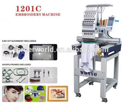 Wonyo Single Head Computer Embroidery Machine Type Tajima Embroidery