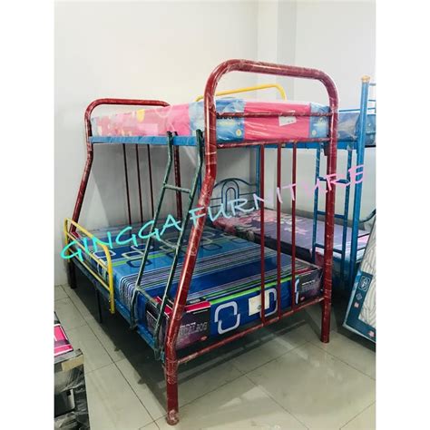 Jual Ranjang Tingkat Besi Tempat Tidur Tingkat Besi Minimalis Ranjang