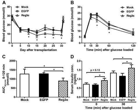 Reg3 Overexpression In Islet Grafts Improved Glycemic Control In