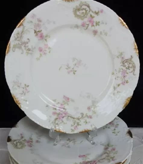 Theodore Haviland Limoges Schleiger Luncheon Plate Set Of