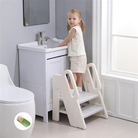 amazoncom hoopyosms foldable step stool  kids adjustable