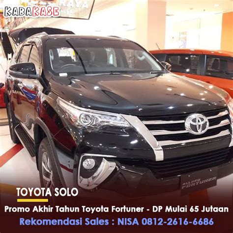 Promo Akhir Tahun Toyota Fortuner Di Dealer Solo Jawa Tengah Dp