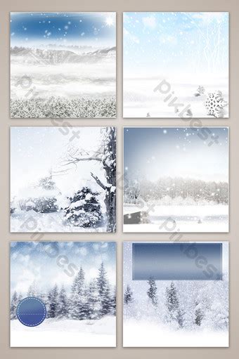 Taobao Watercolor Winter Snow Banner Background Backgrounds Psd Free