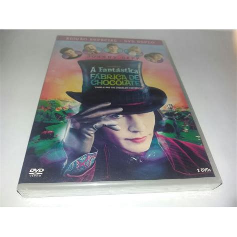 Dvd Duplo A Fantastica Fabrica De Chocolate Johnny Depp