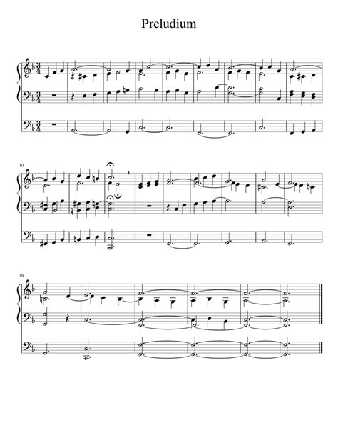 Prelude Organ Church Sheet Music For Organ Download Free In Pdf Or