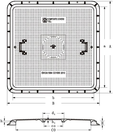 Clear Open Mm X Mm Manhole Cover Watertight Tianjin