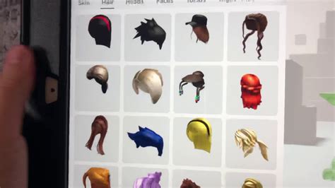 Tutorial On How To Get Hairs On Roblox Quick And Easy Only Ipads