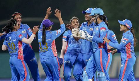 Wpl Mumbai Indians Down Delhi Capitals By Eight Wickets Secure Third