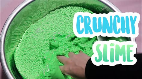 How To Make Super Crunchy Floam Slime Crush Good Quality Satisfying