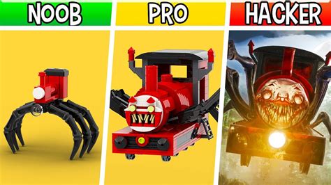 LEGO Choo Choo Charles Noob Pro And Hacker Builds Lego Monster