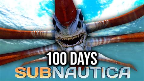 I Spent 100 Days In Subnautica And Here S What Happened YouTube