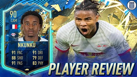 90 Team Of The Season So Far Nkunku Player Review Totssf Nkunku Fifa