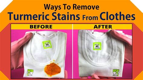 How To Remove Turmeric Stains From Clothes Easily Best Way To Remove